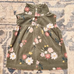 Floral kids vest